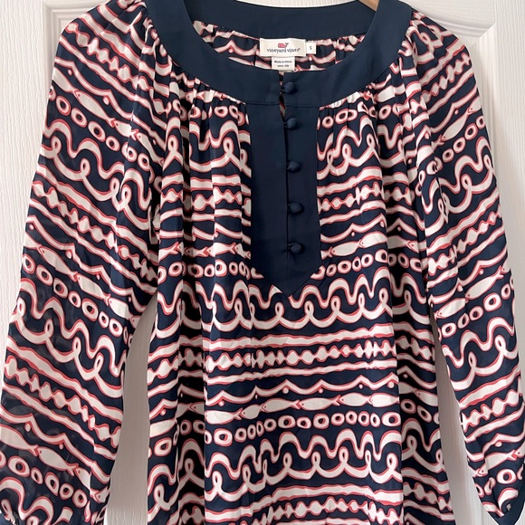 Vineyards Vines | Pink & Navy Tunic size Small - Picture 10 of 10